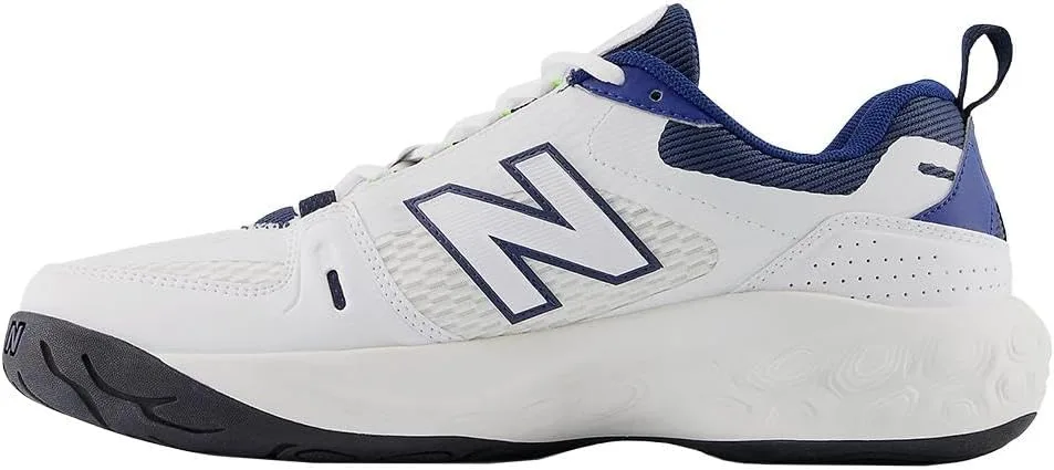 Мужские теннисные кроссовки New Balance Fresh Foam X 1007 V1, белый/темно-синий — фото 3
