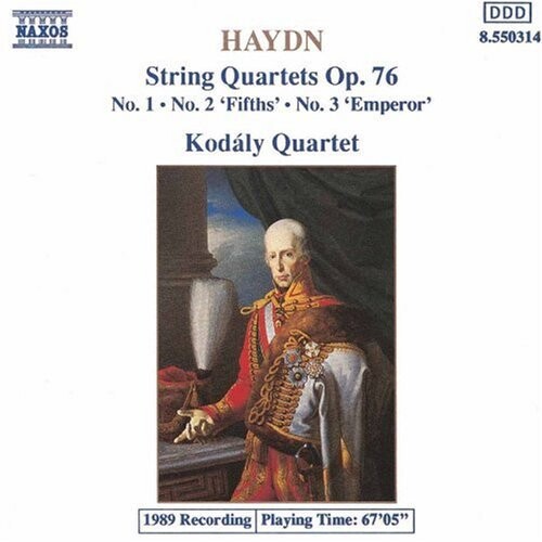 

CD диск Haydn / Kodaly Quartet: String Quartets Op 76, 1-3