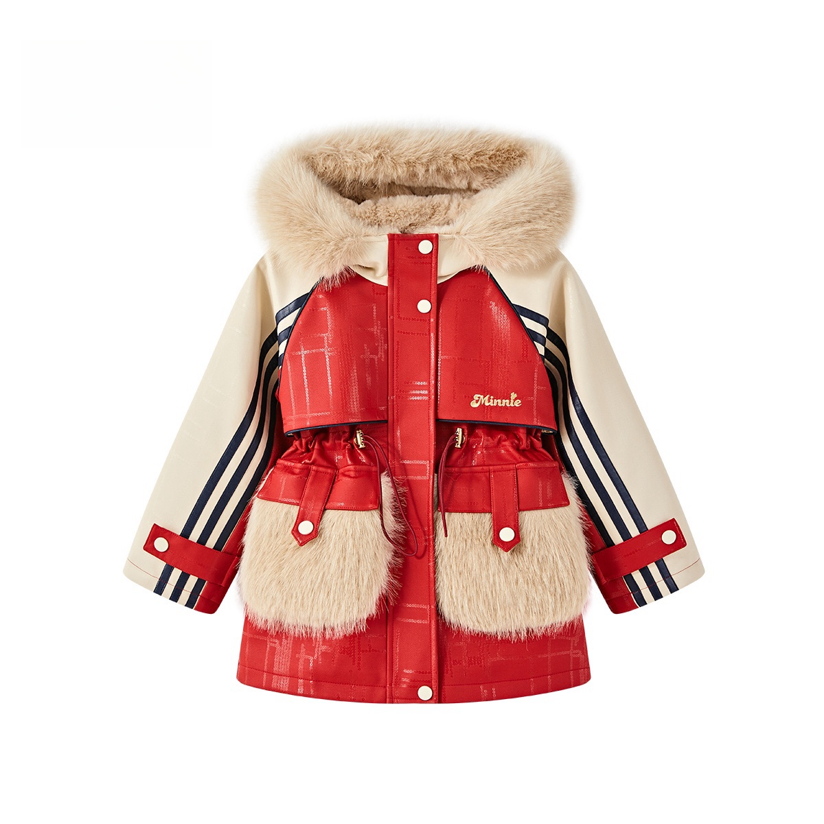 

Пуховик для детей от 3 до 7 лет Disney, красный