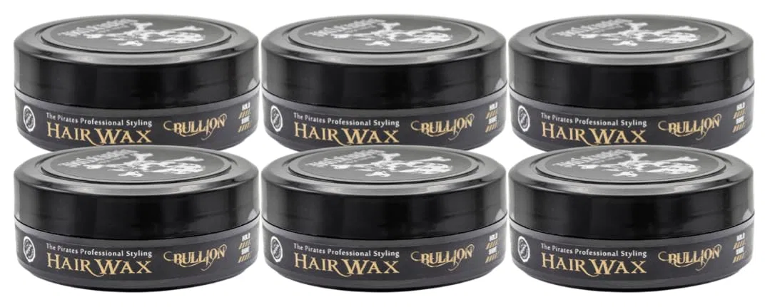 Воск для волос Aqua Wax Shiny Finish & Strong Hold с ароматом амброксида и кашмерана, 6 x 150 мл Barbertime
