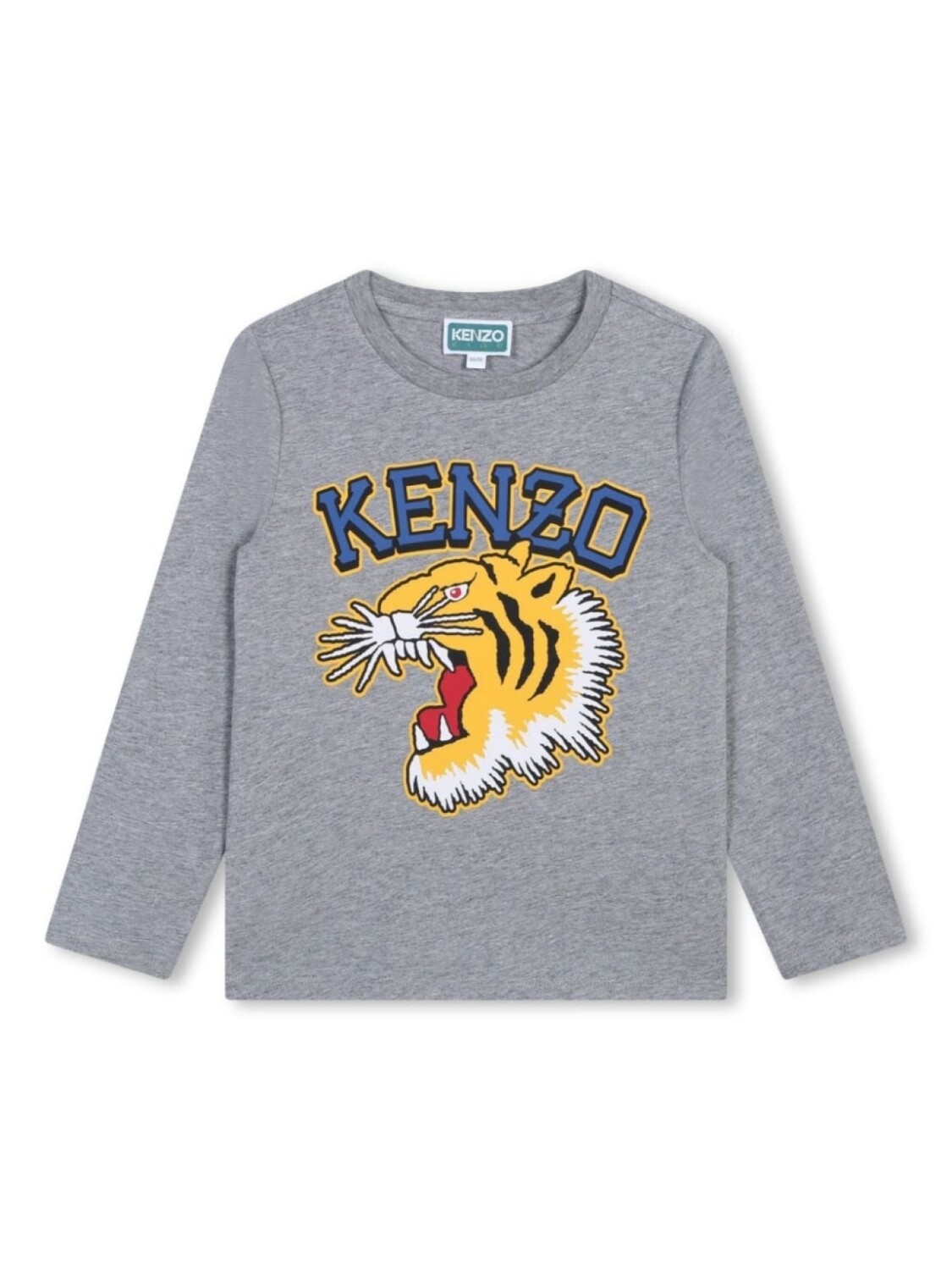 

Kenzo Kids футболка с логотипом, серый