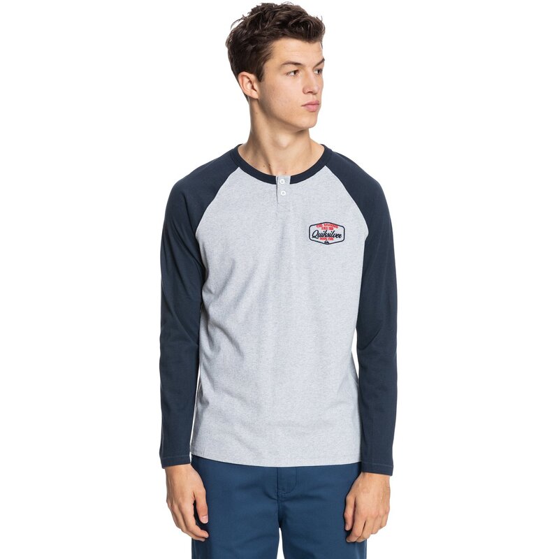 

T-Shirt henleyls m kttp Quiksilver, синий