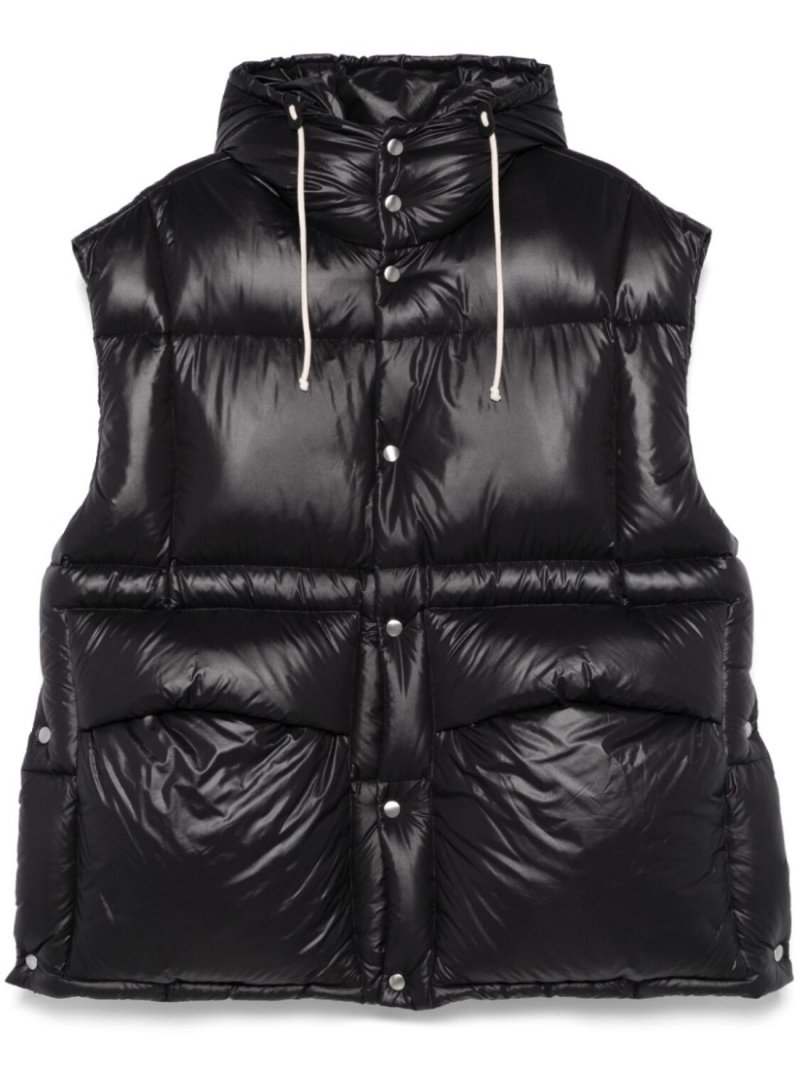 

Стеганый жилет Jil Sander, черный
