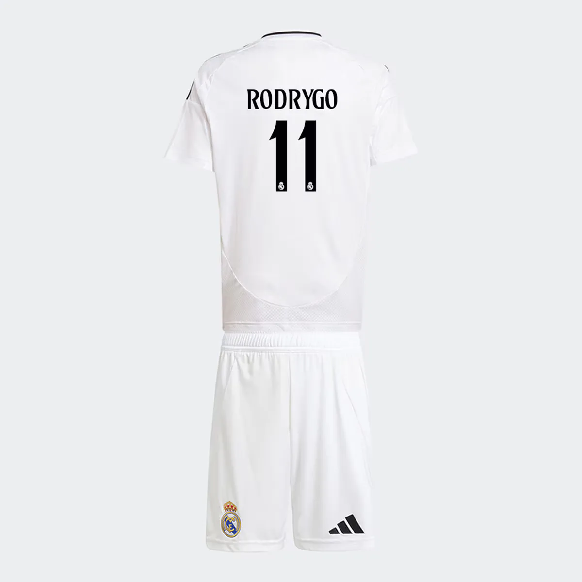 

Детский комплект первой формы Real Madrid CF 2024-2025 Rodrygo 11 Adidas, белый