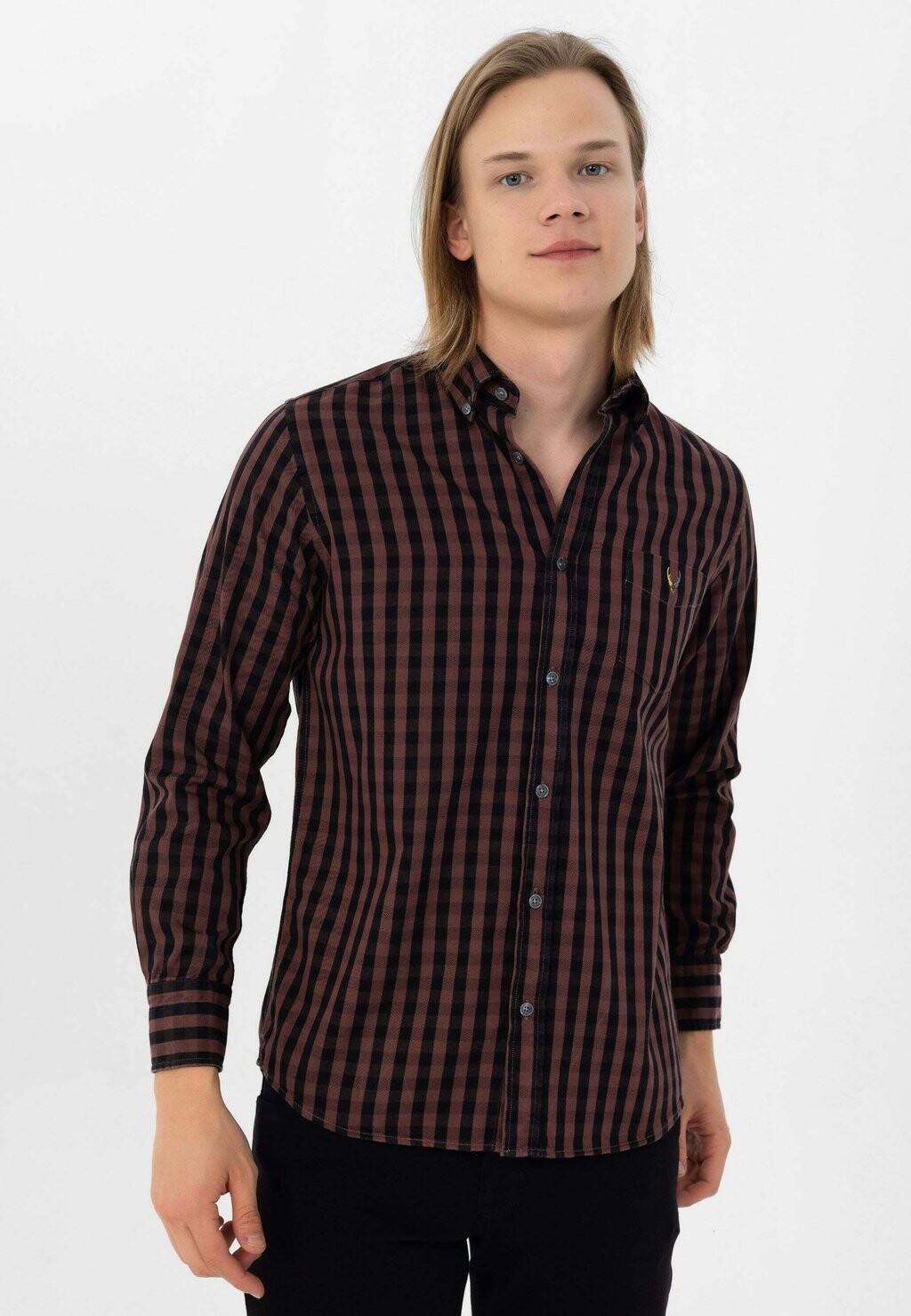 

Рубашка Casual By Diess Collection, черно-коричневая