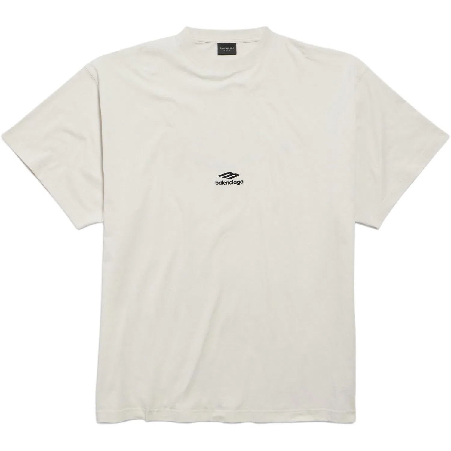 Футболка оверсайз Balenciaga 3B Sports Icon мел