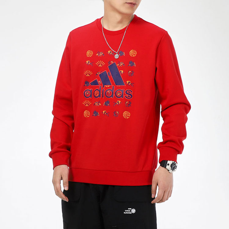 Футболка мужская Adidas Light Scarlet из коллекции Китайского Нового года — фото 3