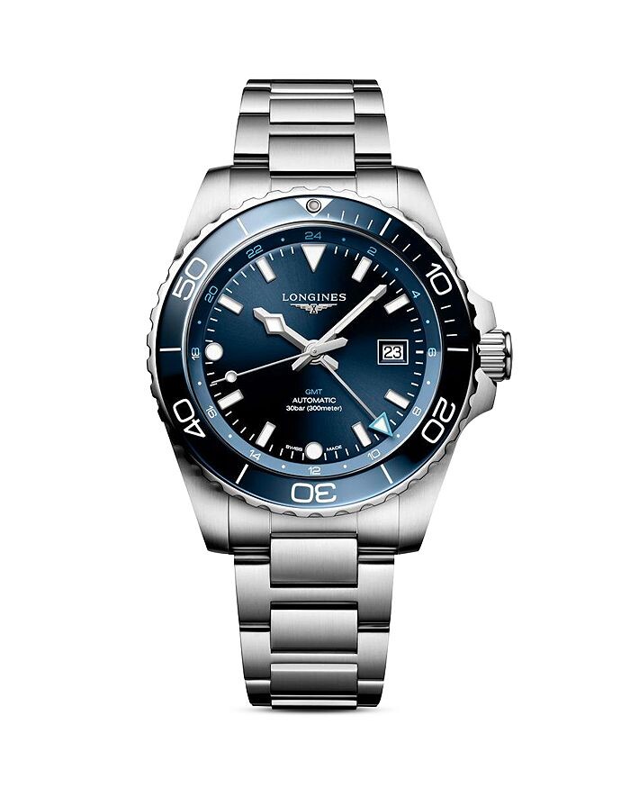 

Часы Longines HydroConquest GMT, 43 мм, синий