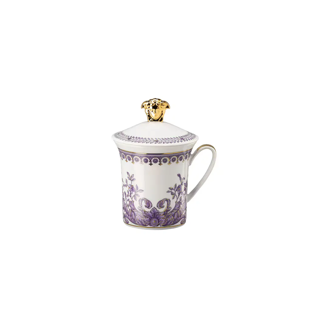 

Кружка с крышкой Grand Divertissement Versace 30 Years Edition, сирень
