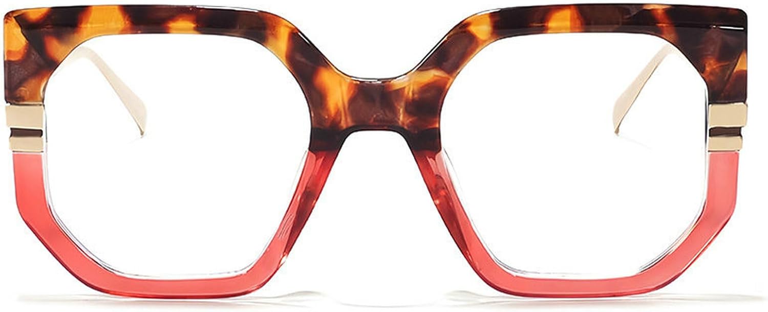 

Солнцезащитные очки COTIA Fashion Square для женщин и мужчин, винтажный дизайн, металлическая оправа, стильные очки для путешествий и активного отдыха, Leopard Red Clear