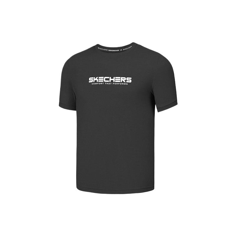 

Skechers Мужская футболка, цвет угольно-черный, 0018