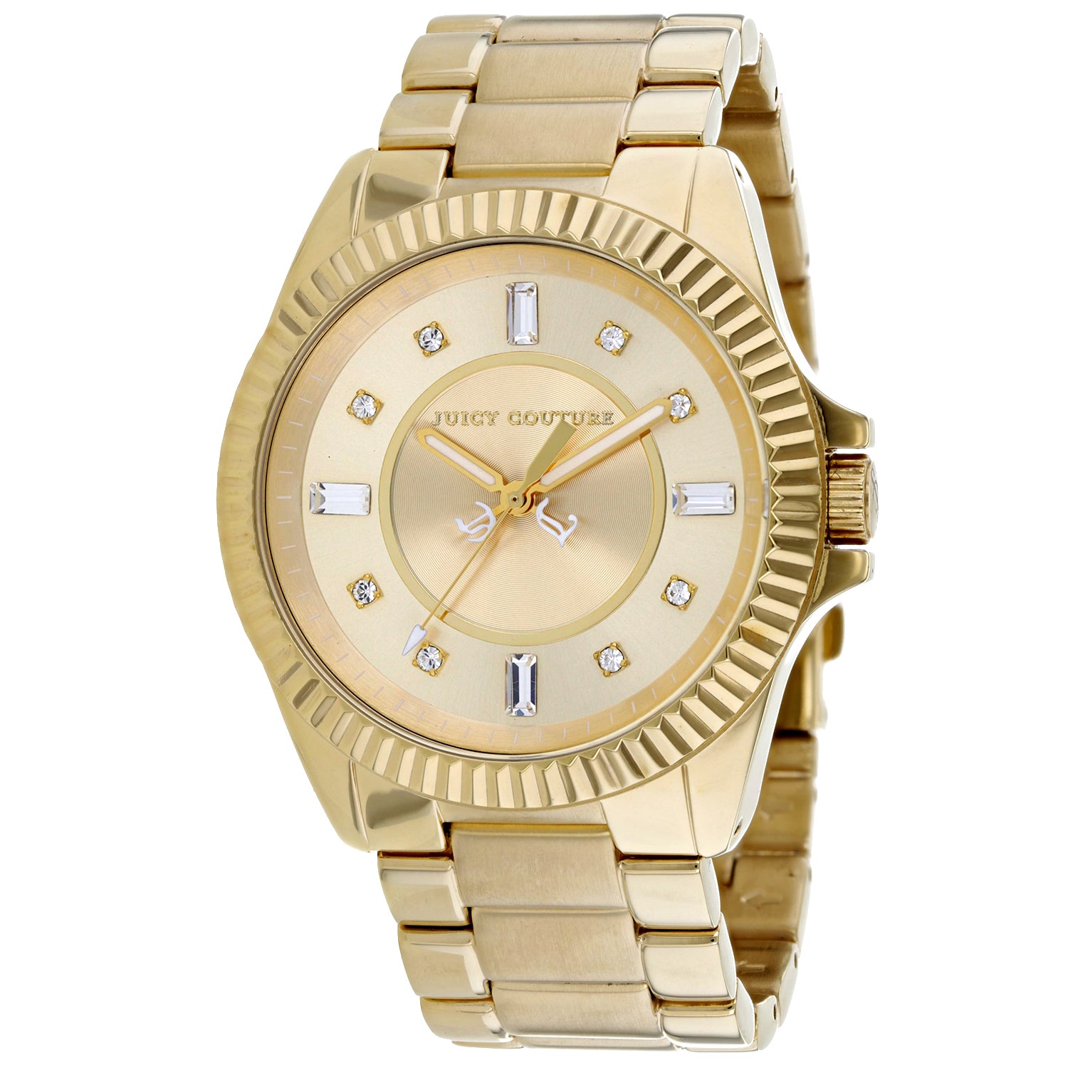 

Женские часы Juicy Couture Stella с золотым циферблатом, золотой