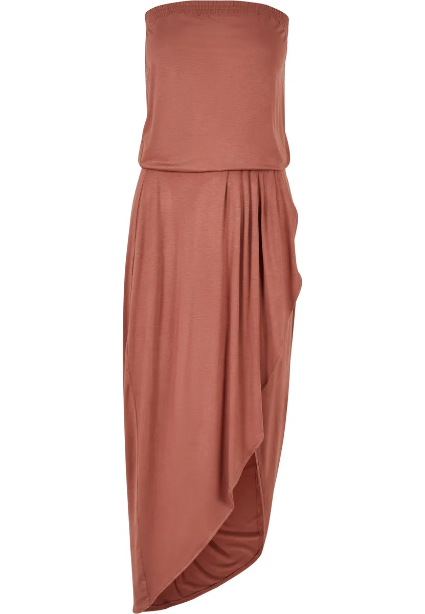 

Платье-рубашка URBAN CLASSICS " Urban Classics Ladies Viscose Bandeau Dress" (1 шт.), терракотовый