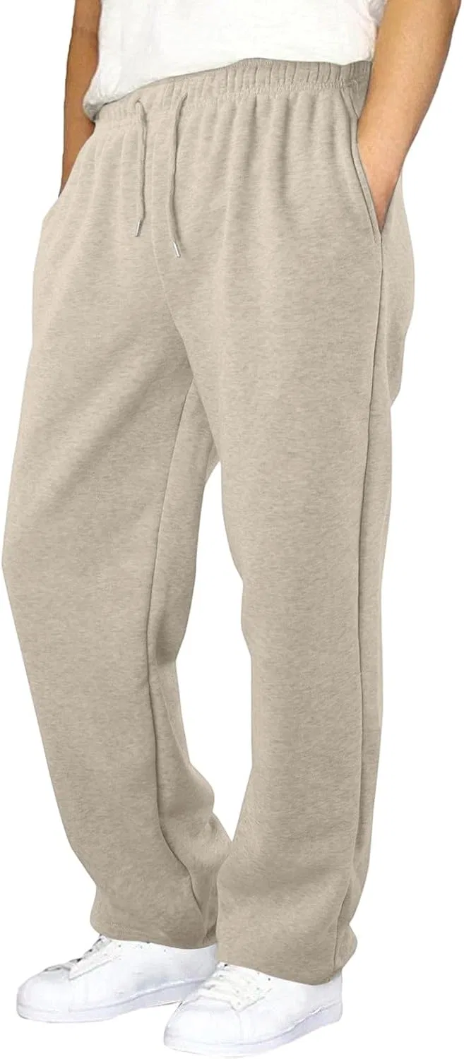Детские спортивные брюки, широкие прямые, XovLAHzY, A01-beige