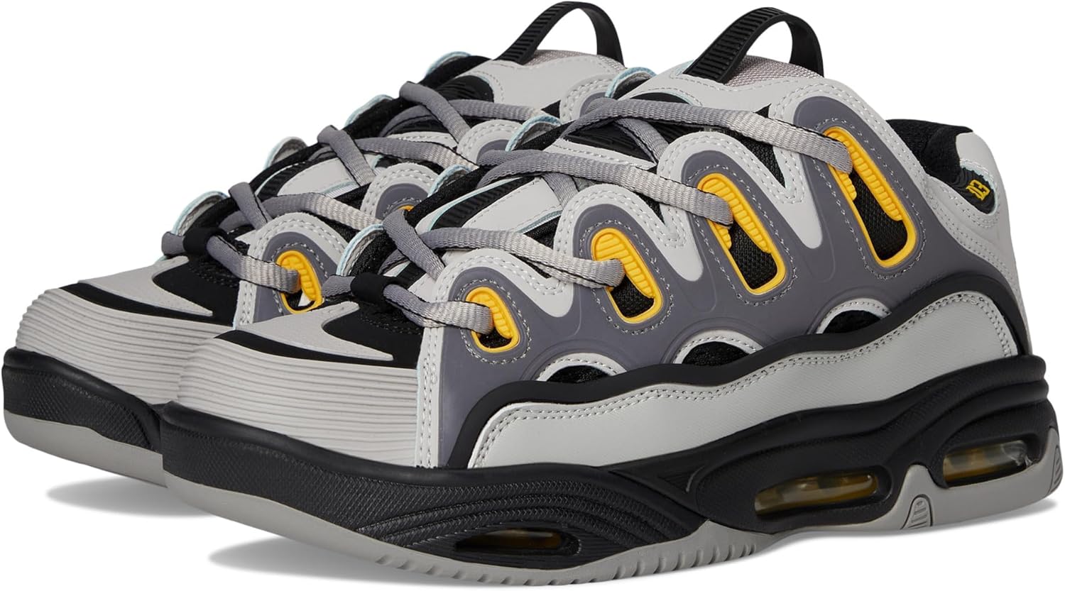 

Мужские кроссовки Osiris D3 2001 для скейтборда, черный/желтый/серый