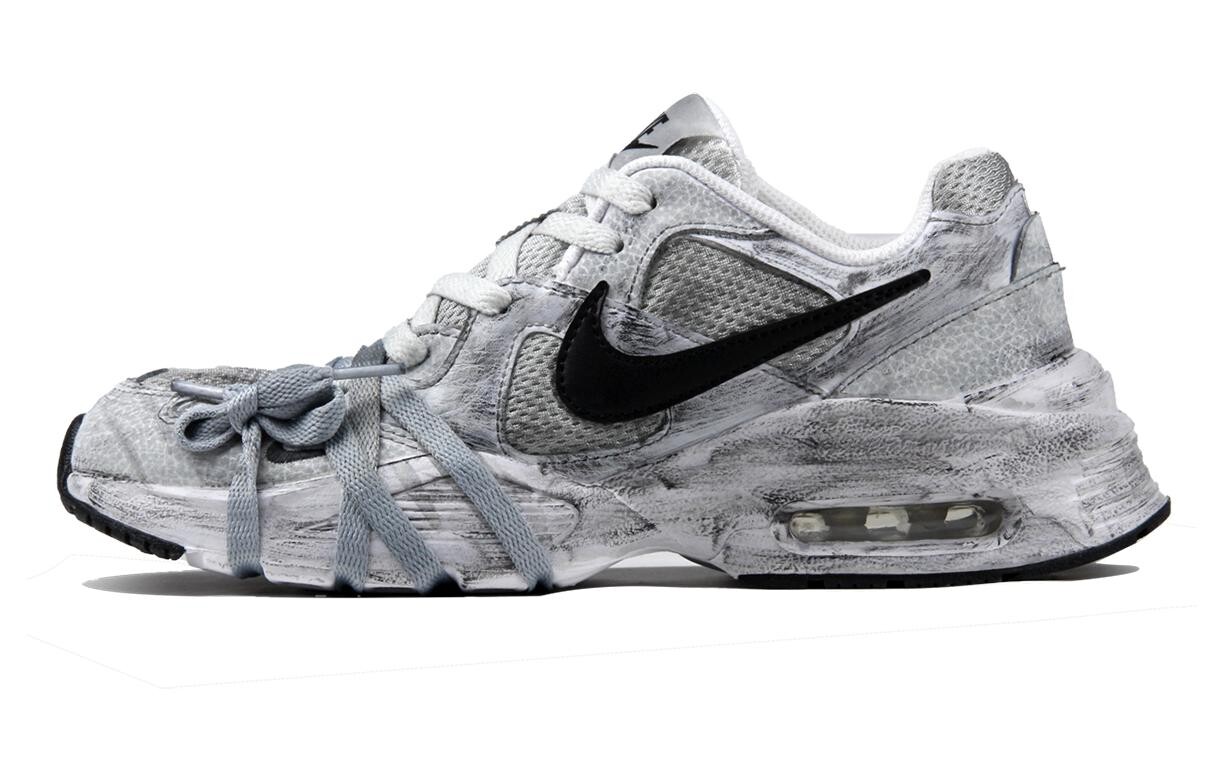 

Кроссовки Air Max Fusion женские с низким верхом, белый/серый/черный Nike