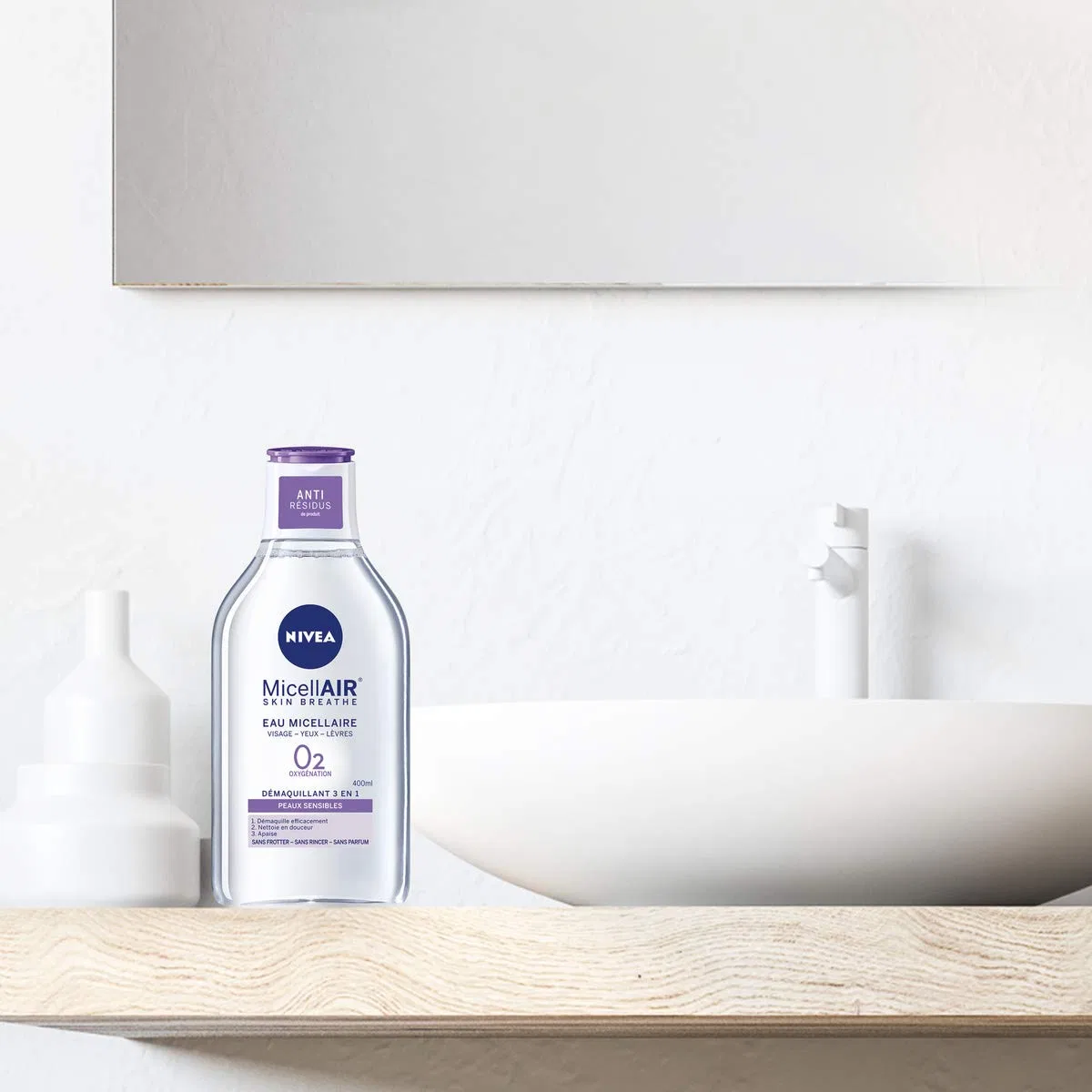 Мицеллярная вода Nivea — Успокаивающая для чувствительной кожи, 400 мл — фото 4