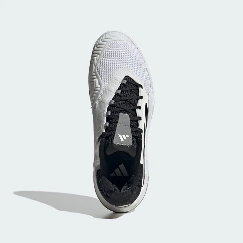 Кроссовки теннисные Adidas Barricade 13, White/Black/Grey — фото 3