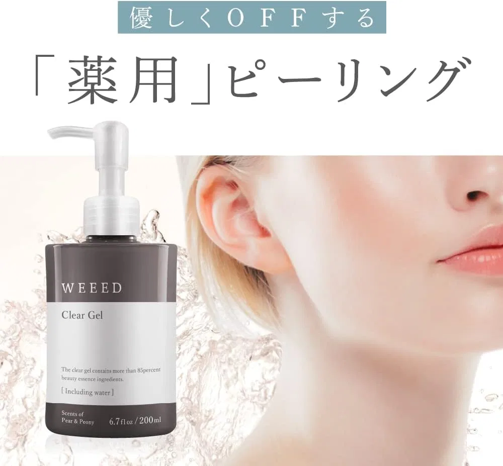 Очищающий гель-пилинг WEEED Clear Gel с ароматом груши и пиона, 200 мл — фото 2