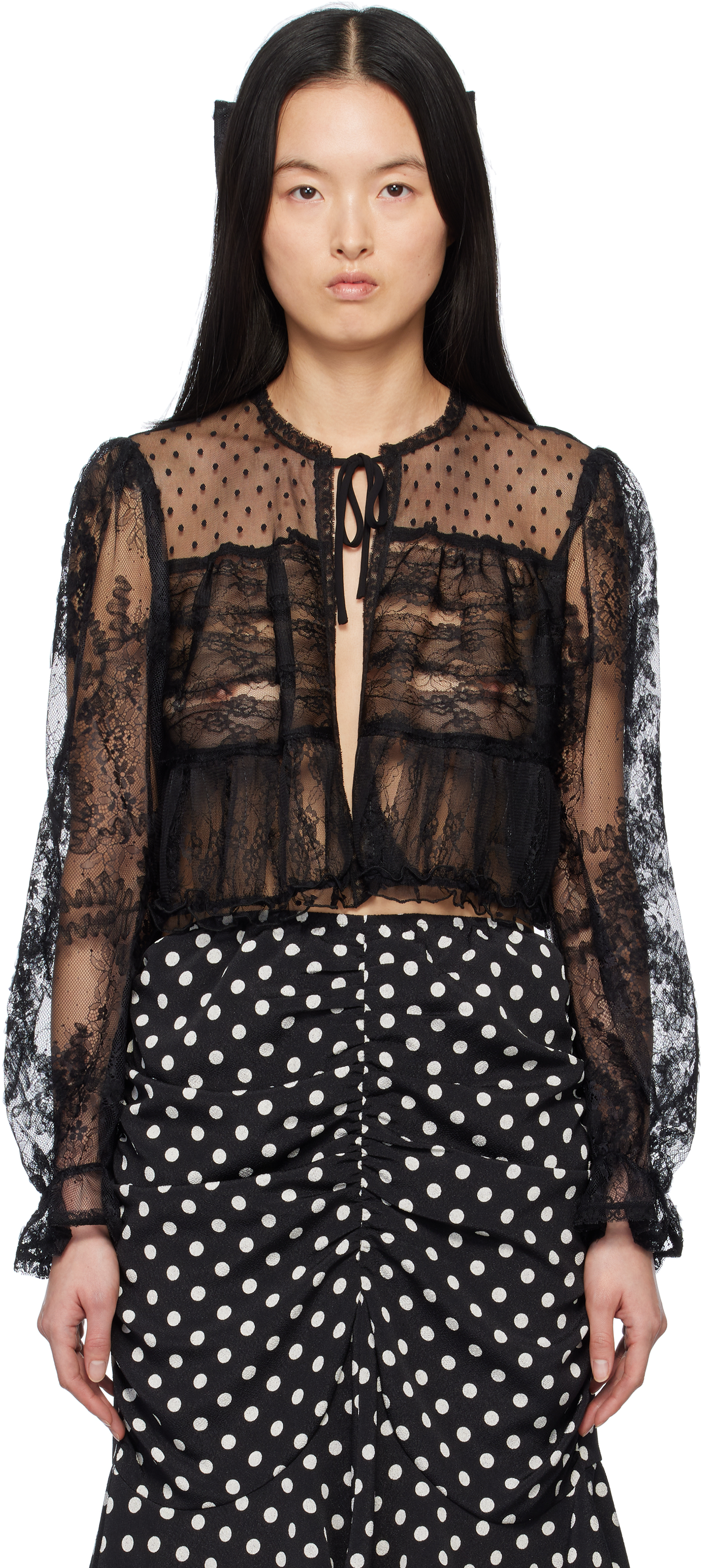 

Кардиган Lace Combo Bed Anna Sui