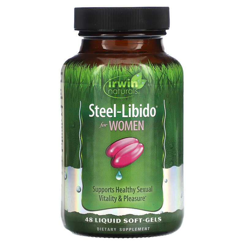 

Irwin Naturals, Steel-Libido, для женщин, 48 капсул с жидкостью