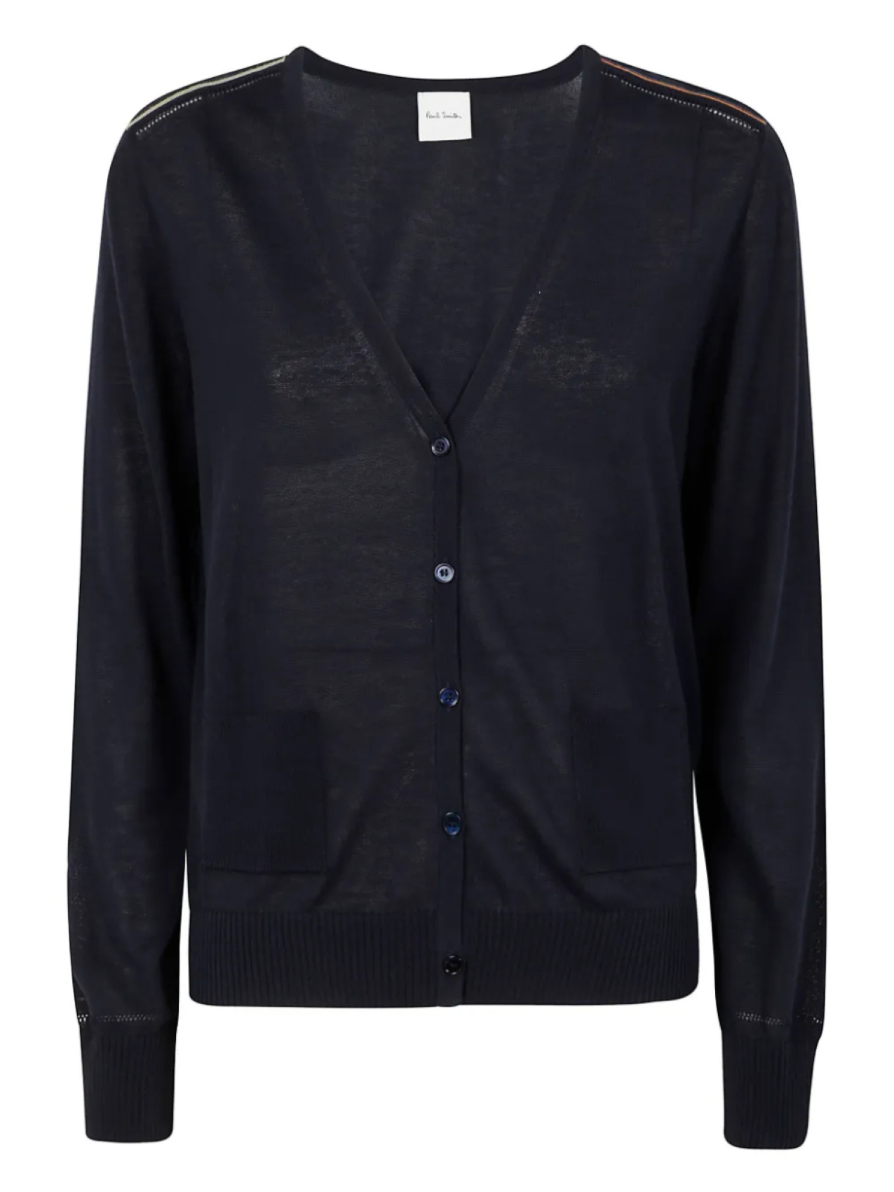 

Кардиган с V-образным вырезом и застежкой на пуговицы Paul Smith, синий