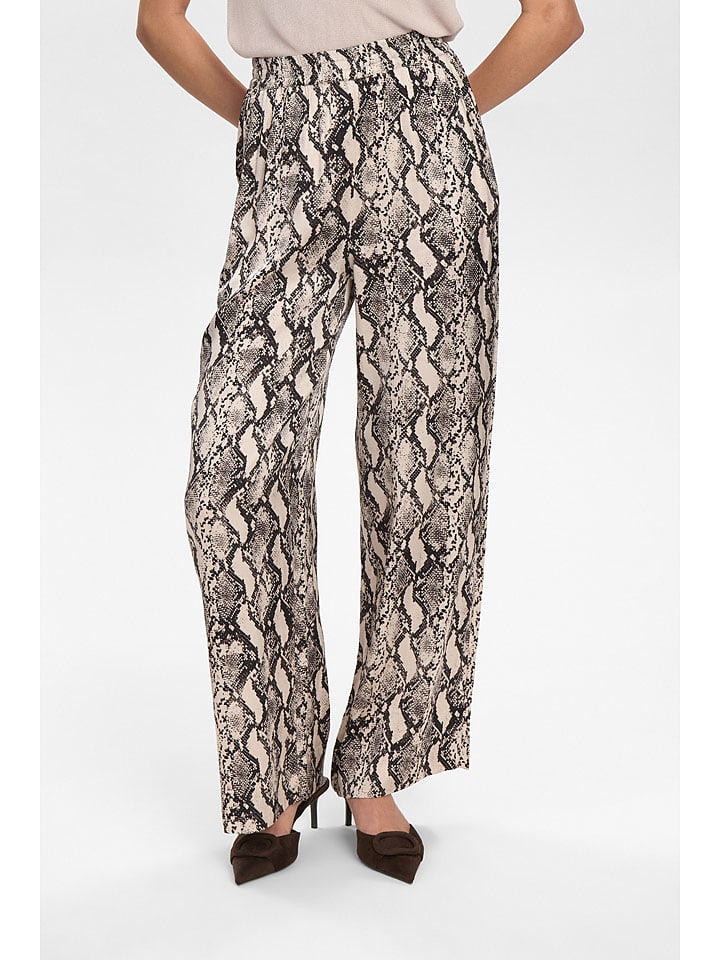 

NÜMPH Брюки “Nuvictoria” в черно-бежевом цвете