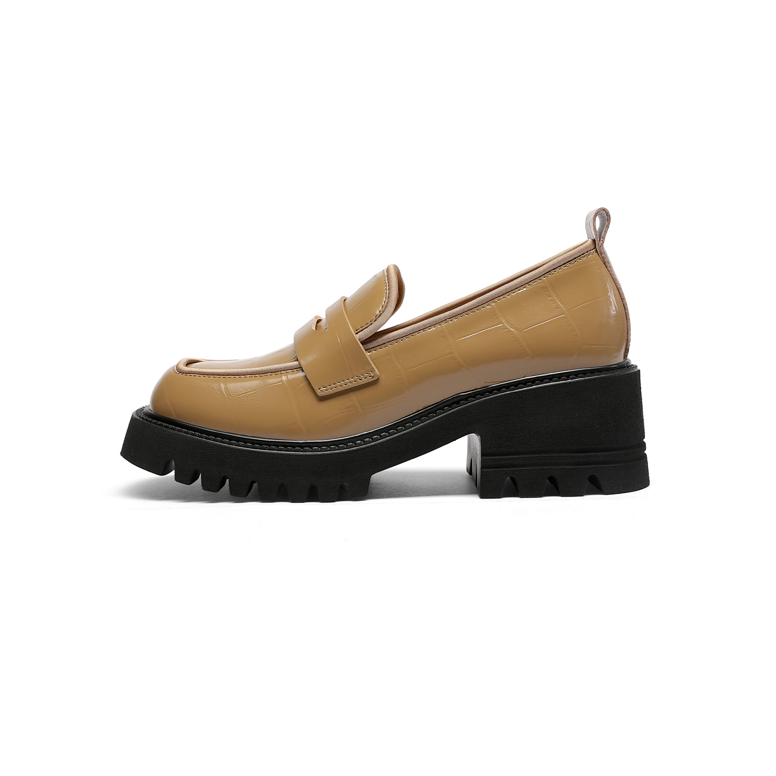 GOLDLION Лоферы женские хаки, цвет Khaki