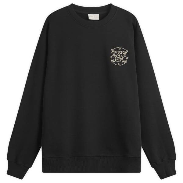 

Плетеная толстовка с надписью Drôle De Monsieur, черный