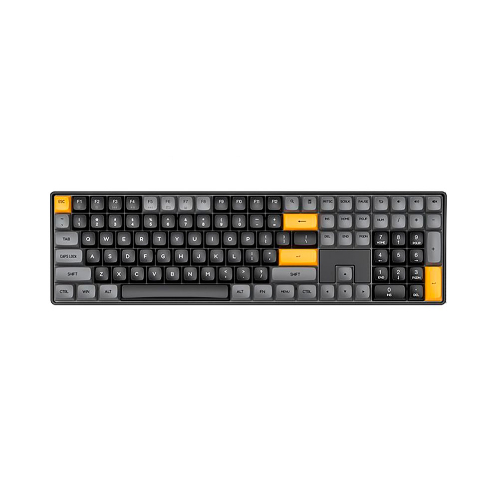 

Клавиатура беспроводная Darkflash GD108, Yellow Switch, чёрный/серый, английская раскладка