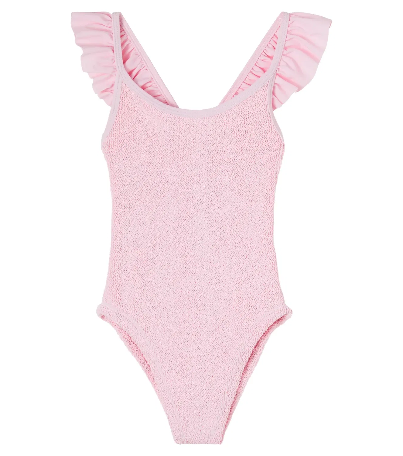 Раздельный купальник с оборками Charlie Duo Hunza G Kids, Ballet Pink