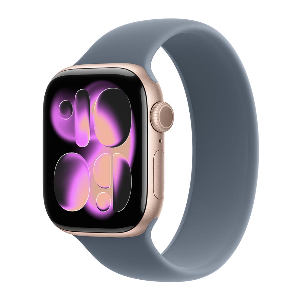 

Умные часы Apple Watch Series 11 (GPS), 42 мм, Rose Gold Aluminum Case/Anchor Blue Solo Loop - Size 0, Розовый, Умные часы Apple Watch Series 11 (GPS), 42 мм, Rose Gold Aluminum Case/Anchor Blue Solo Loop - Size 0