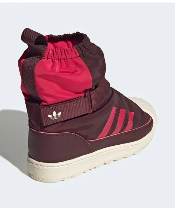Ботинки зимние Superstar 360 Winterize Kids, Adidas Kids, бордовый — фото 4