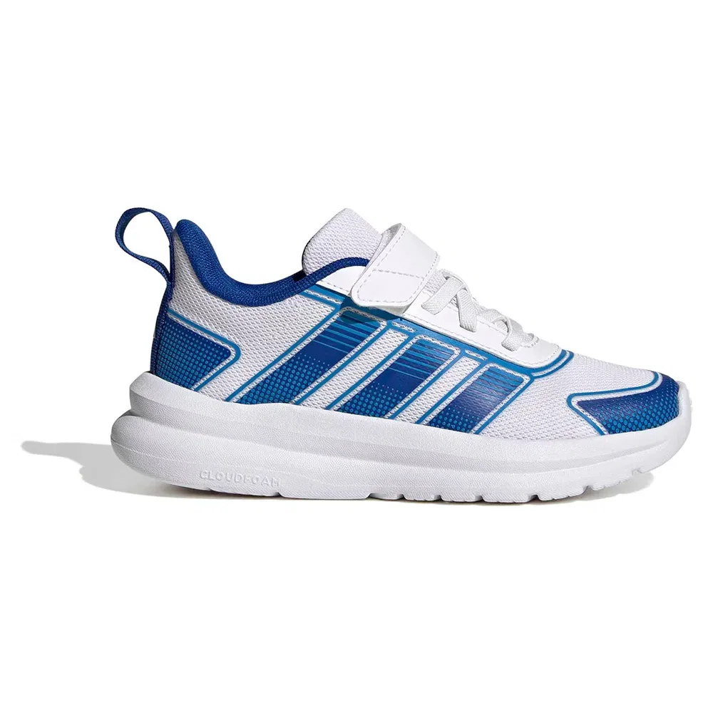 Детские кроссовки для девочек с эластичными шнурками Tensaur Run 4.0 Adidas, White