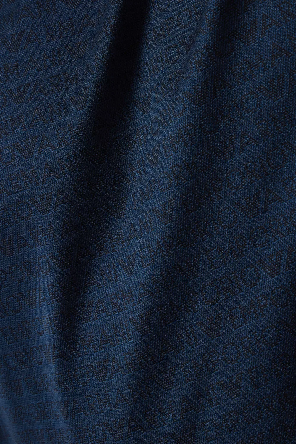 Футболка с коротким рукавом с принтом Micro EA Logo Emporio Armani, синий — фото 4