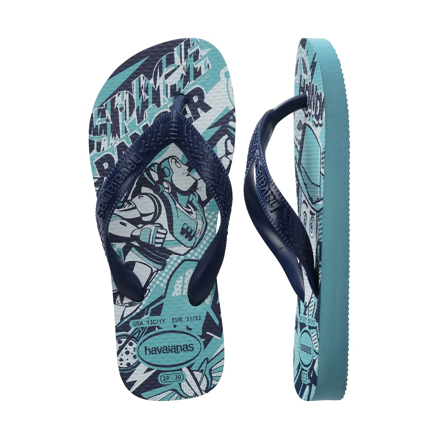 Сандалии детские с открытым носом Blau Havaianas, синий — фото 3