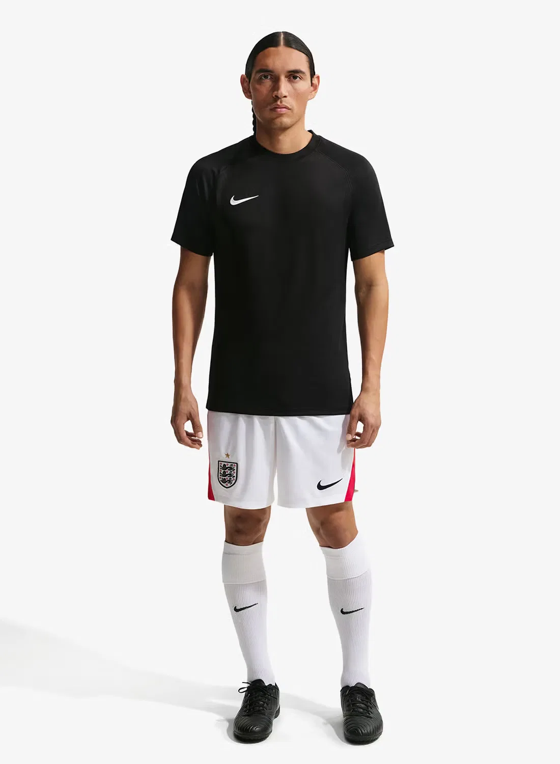 Шорты футбольные с логотипом England 2026 Nike, белый