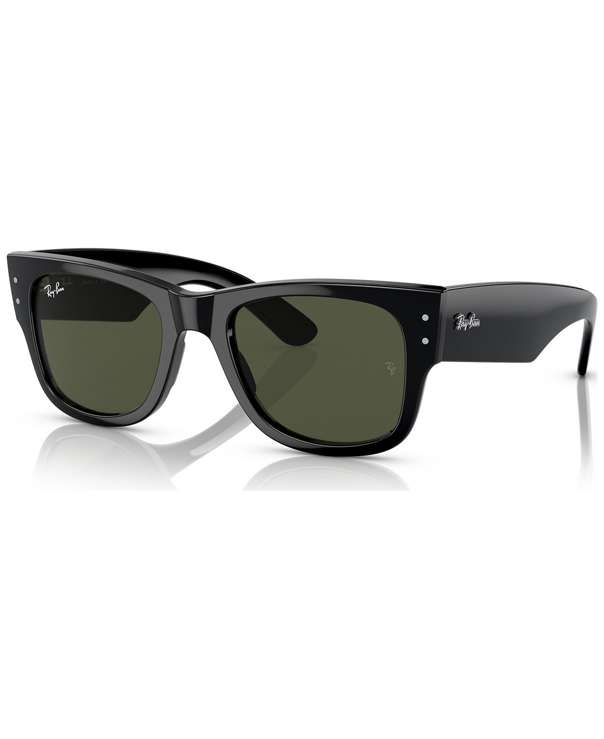 Солнцезащитные очки унисекс mega wayfarer 51 Ray-Ban, черный - фото