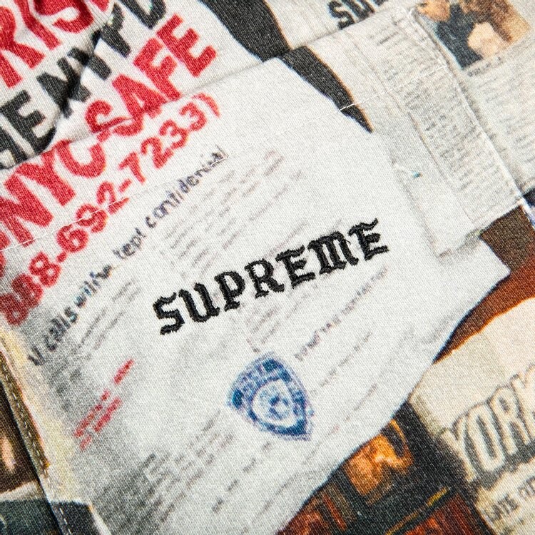 Спортивные брюки Supreme Dash's Wall Sweatpant 'Dash's Wall', разноцветный — фото 4