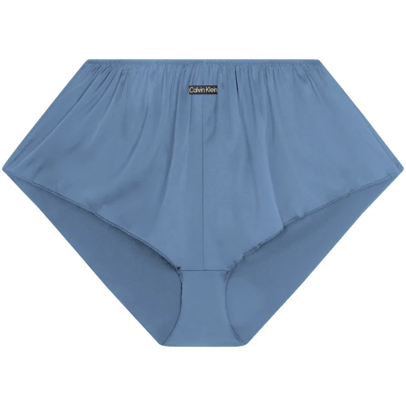 Женские трусы-слипы с леопардовым принтом Calvin Klein, Blue