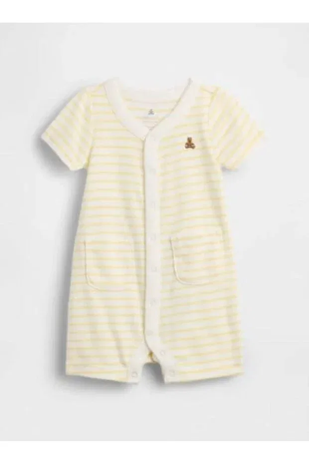 Детский комбинезон для мальчиков с принтом Gap Kids, Yellow — фото 3