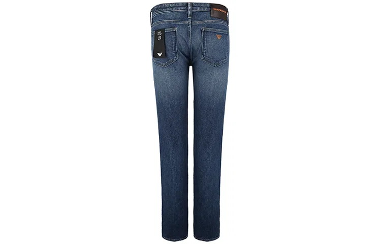Мужские джинсы с зауженным кроем Emporio Armani, Blue — фото 3
