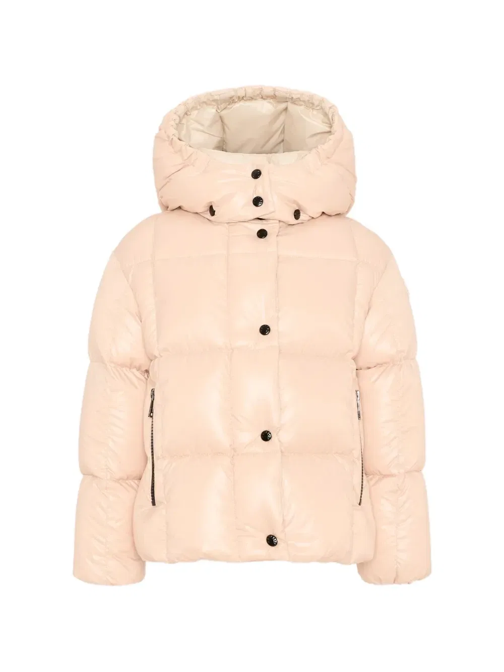 Куртка Parana стеганая с капюшоном Moncler Enfant, розовый