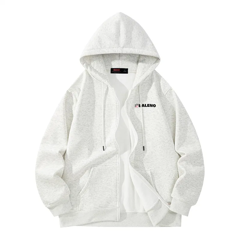 Детский худи-кардиган с капюшоном BALENO, White Gray