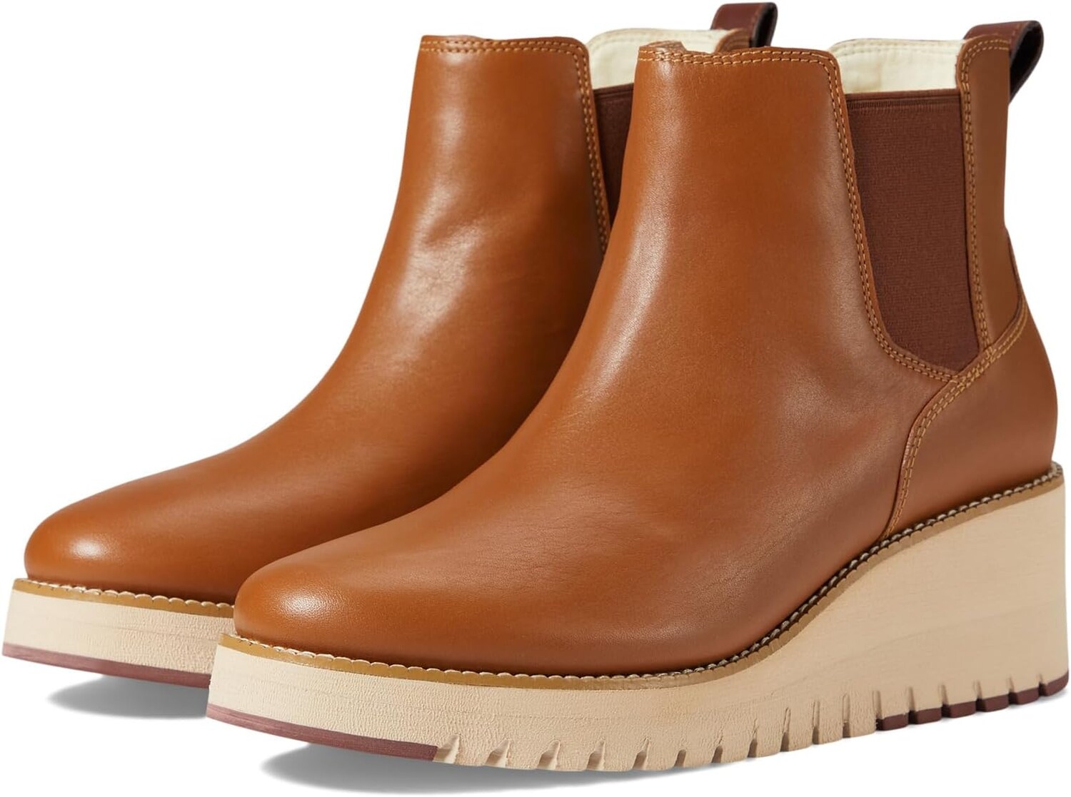 

Ботинки Челси Zerogrand City Wedge Boot Waterproof Cole Haan, цвет Waterproof British Tan