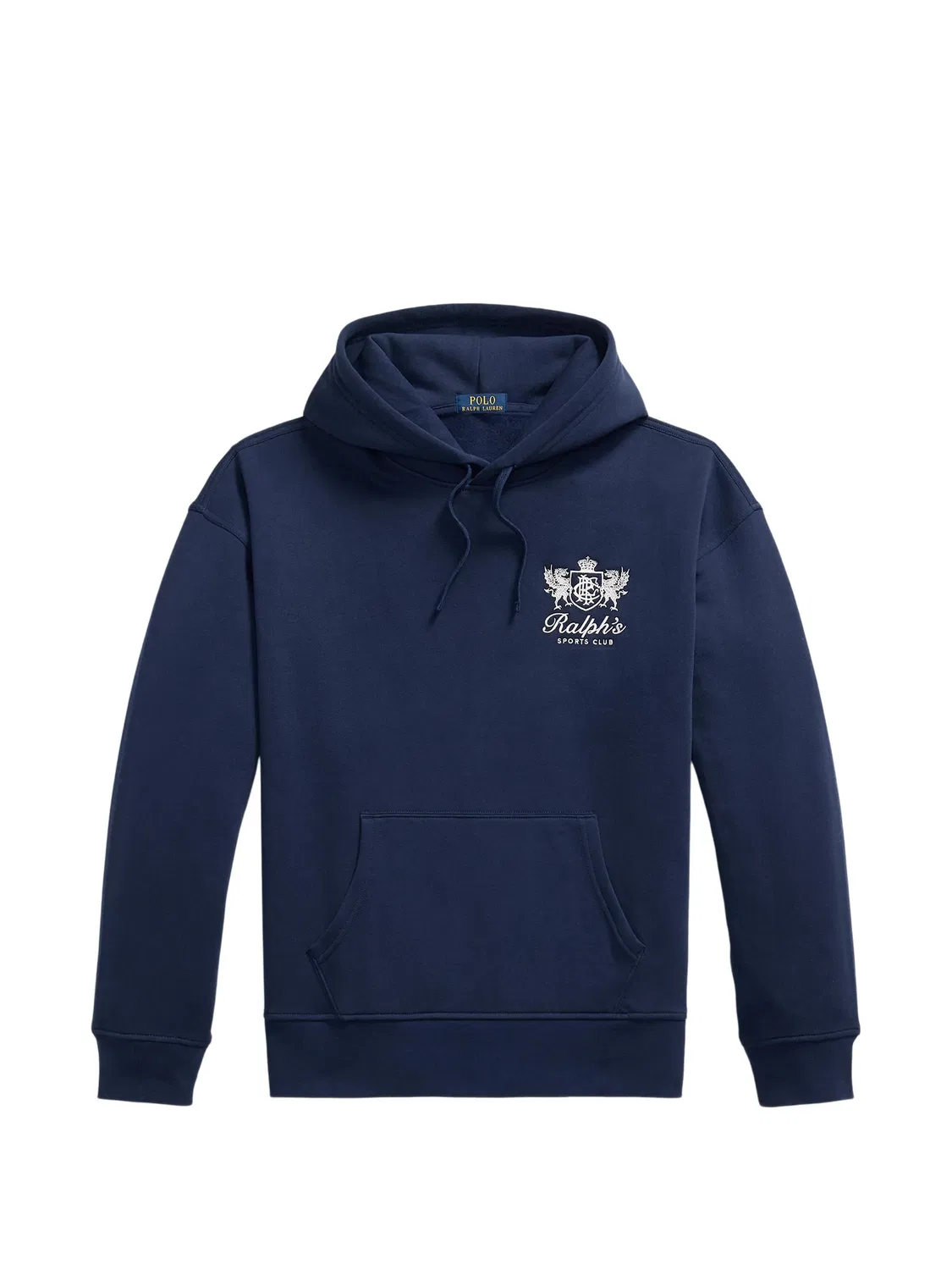 Худи с логотипом синего цвета Polo Ralph Lauren, синий