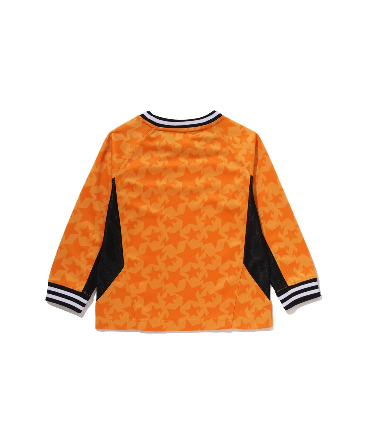 A BATHING APE Детская футболка с длинным рукавомс принтом STA ALLOVER BAPE, Blue — фото 3