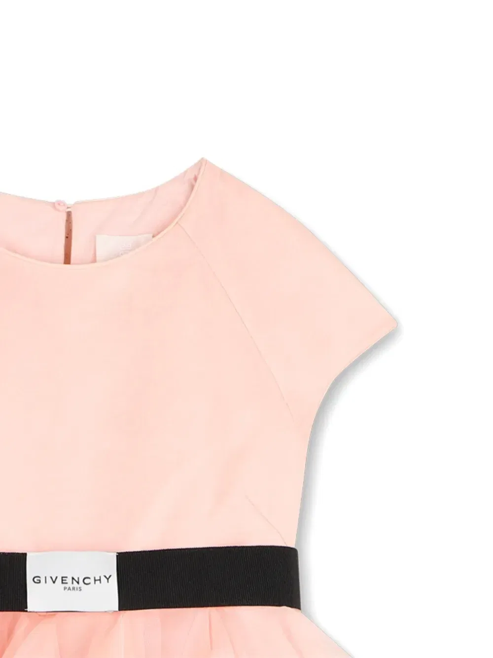 Платье с круглым вырезом и логотипом Givenchy Kids, розовый — фото 3