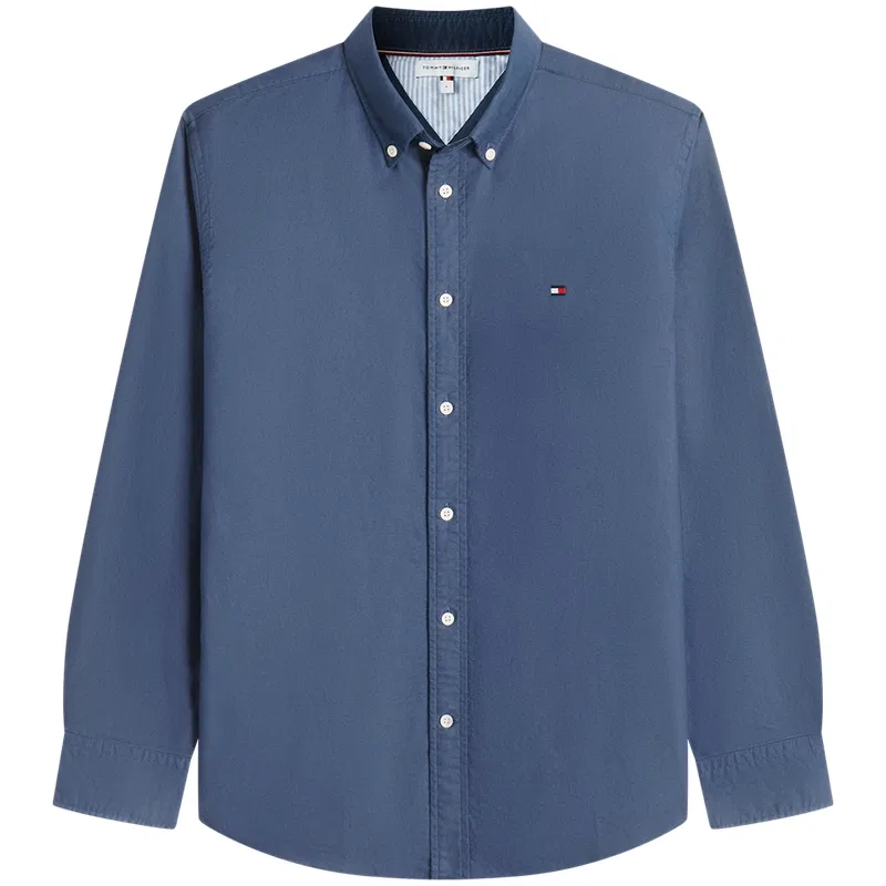 Мужская рубашка с воротником Haze Blue DBZ Tommy Hilfiger, Haze Blue DBZ