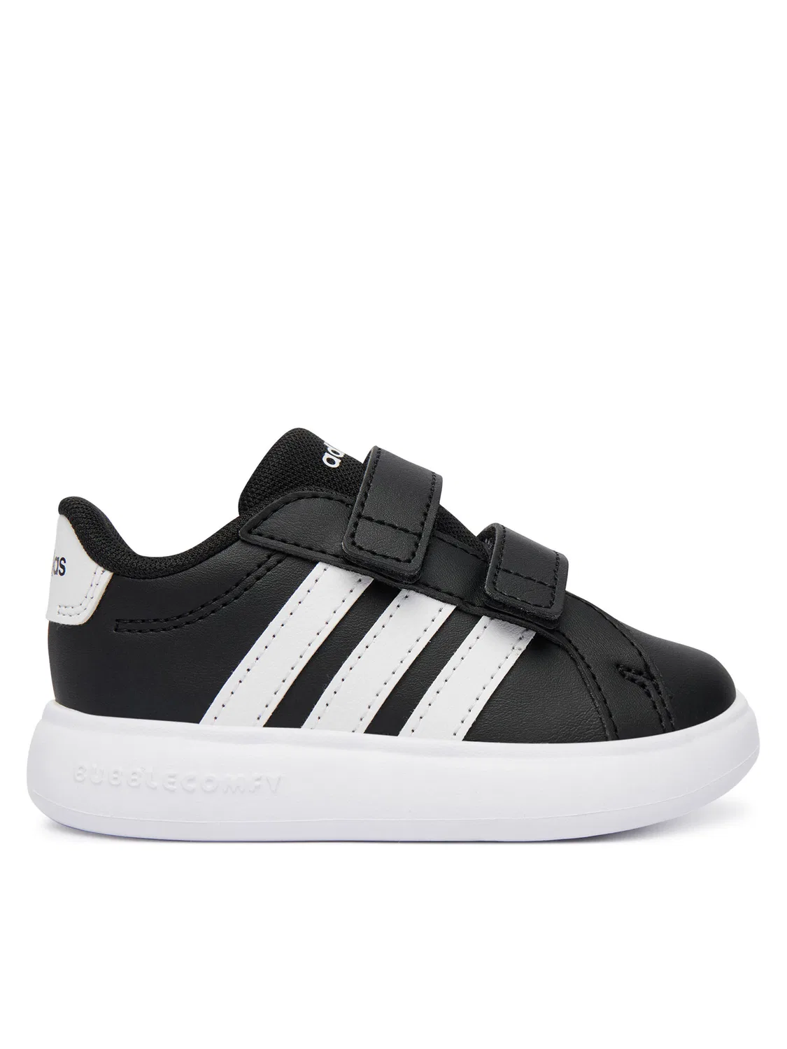 Кроссовки для мальчика Grand Court Bubble Shoes Infants Adidas, черный